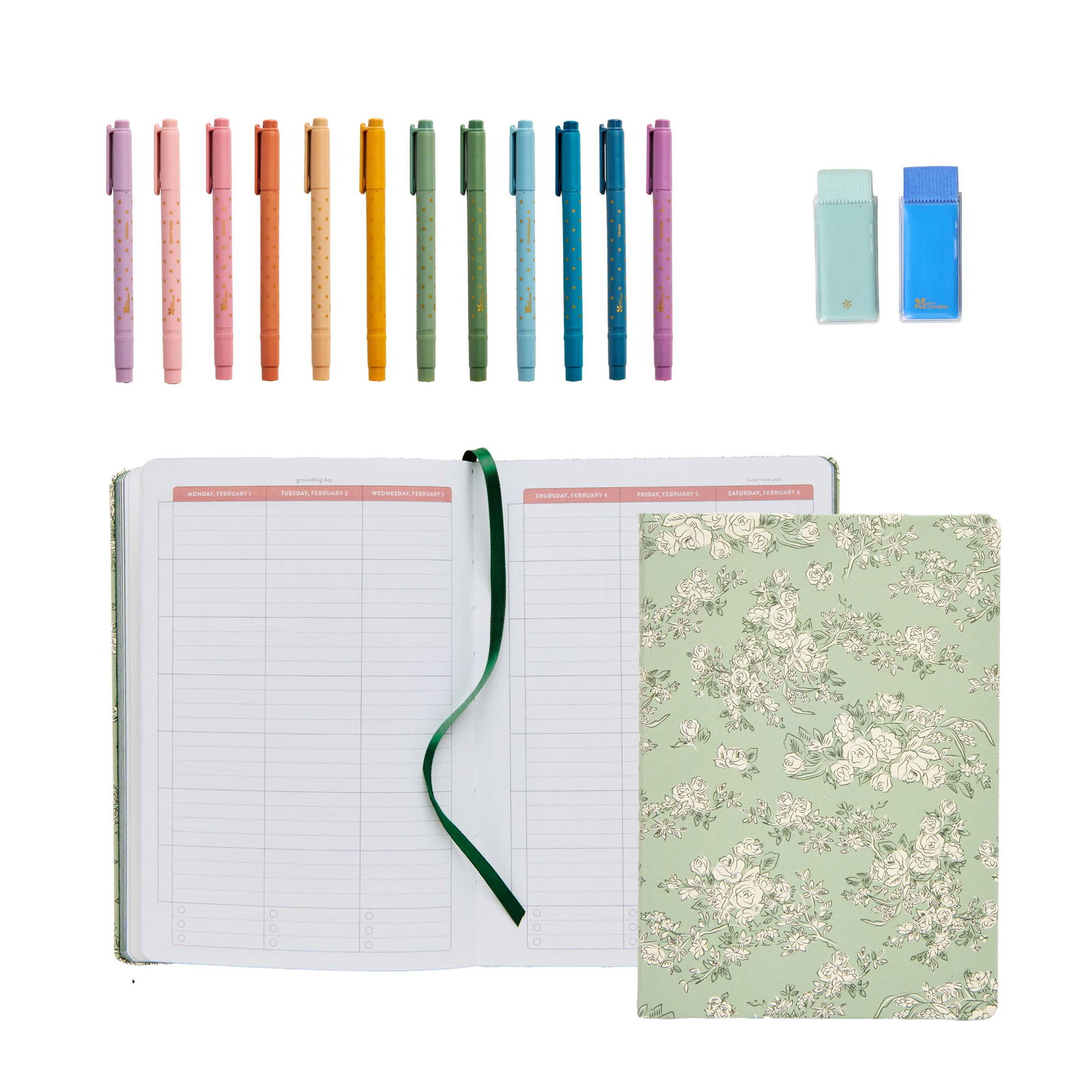 Floral_Toile_A5_Softbound_Academic_Planner_Bundle_01