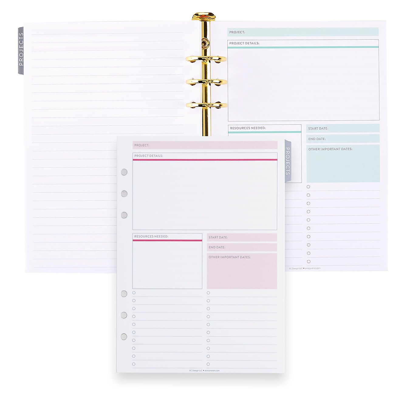 Project_Planning_A5_Ring_Agenda_Inserts